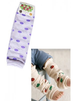 QQ009Q*Purple Polka Dot Legs Warmer